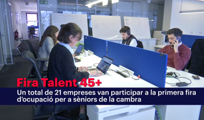 Impulsa - La Xarxa. Èxit de la 1a Fira d'Ocupació Talent 45+
